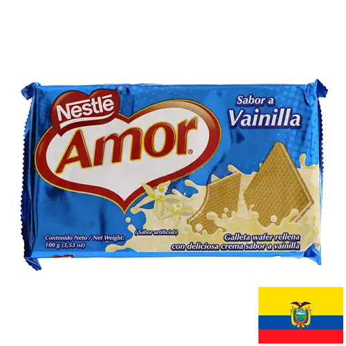 Galleta Amor Vainilla Nestle 100 gr 1 La Galleta amor Clasica 100 gr de nestle te dejara con la boca abierta con su exquisito relleno vainilla.