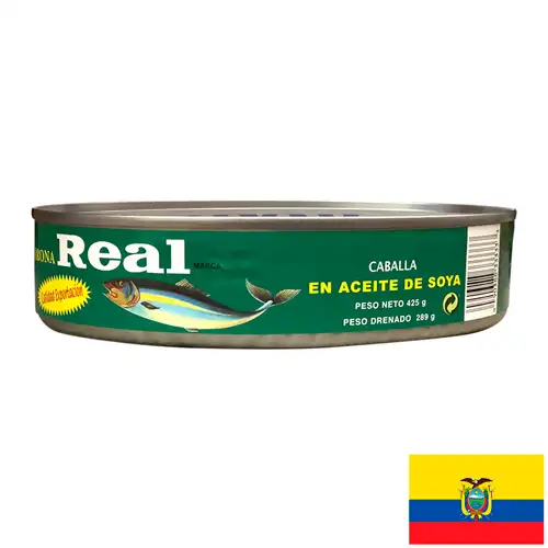 Caballa en Aceite de Soya Real 425 gr