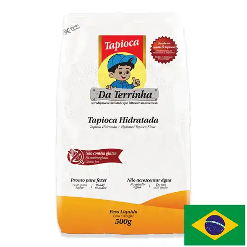 Tapioca Hidratada da Terrinha 500 gr